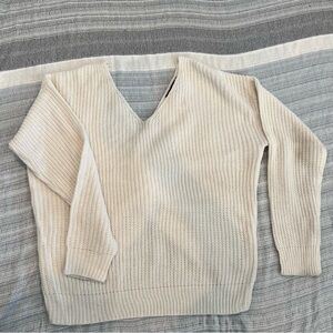 EUC Love Tree Twist-Back Sweater | L